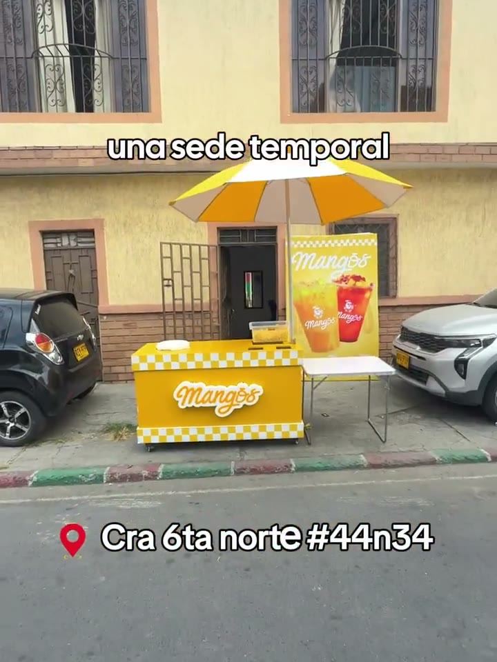 Frappé de mango y maracuyá con leche condensada